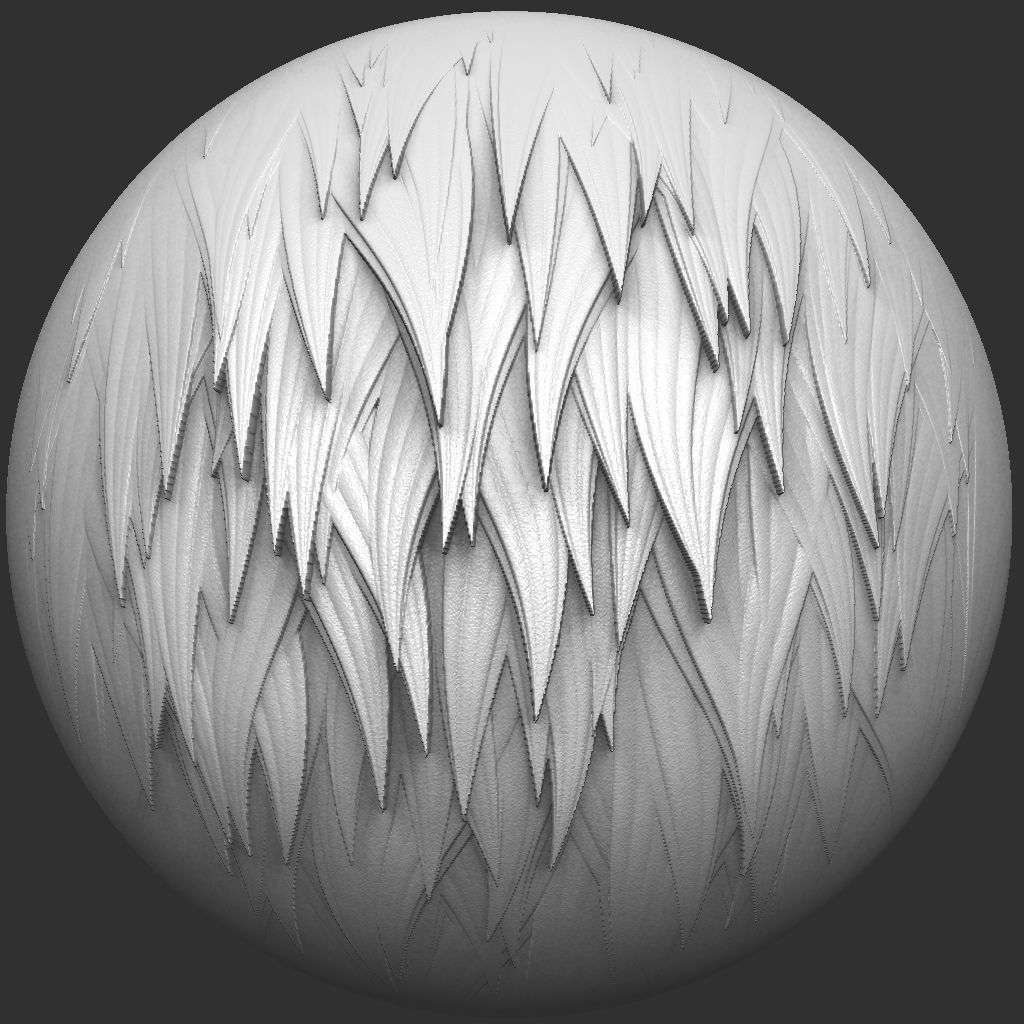 Stylized Fur VDM Brushes and Surface Noise Low-poly 3D model_21