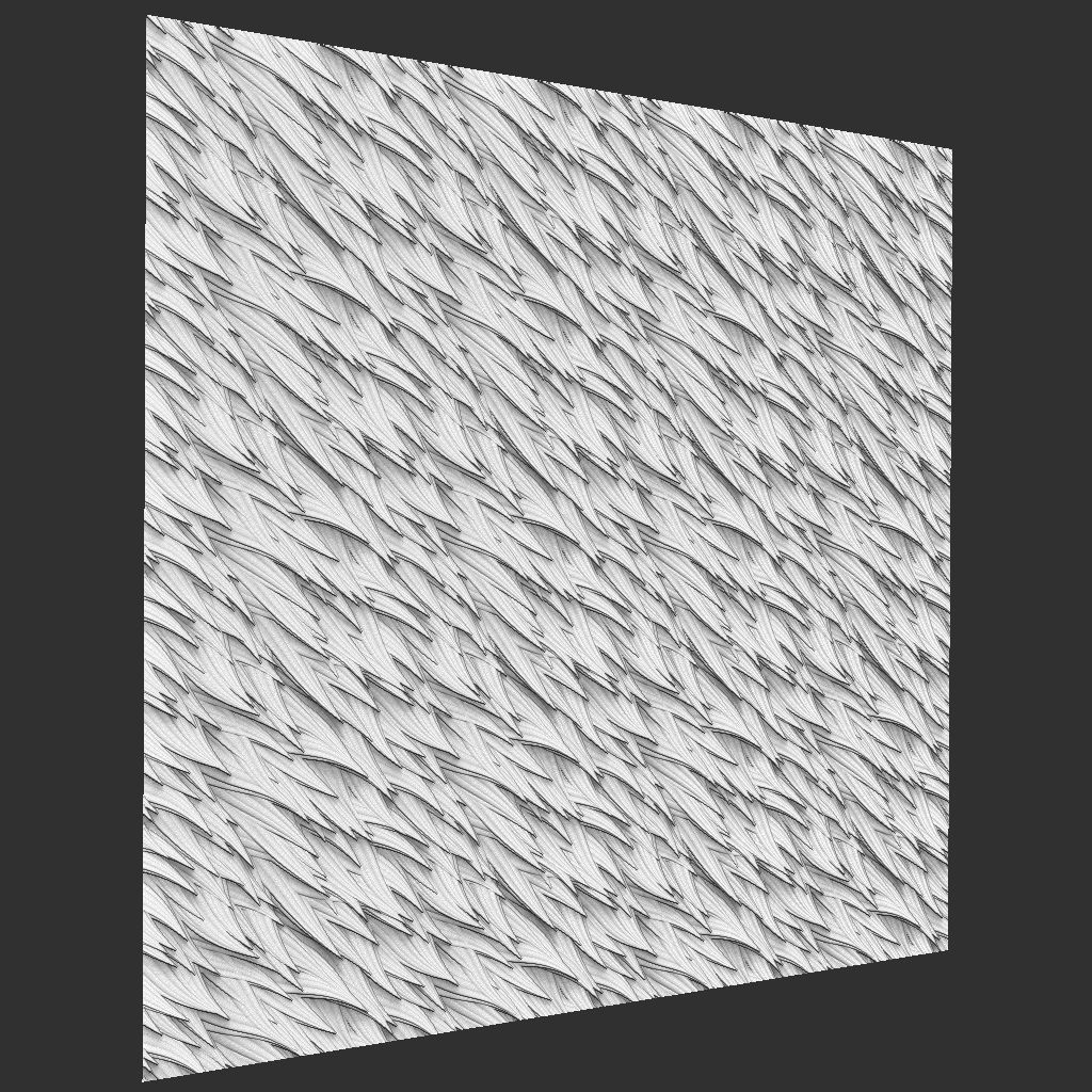 Stylized Fur VDM Brushes and Surface Noise Low-poly 3D model_12