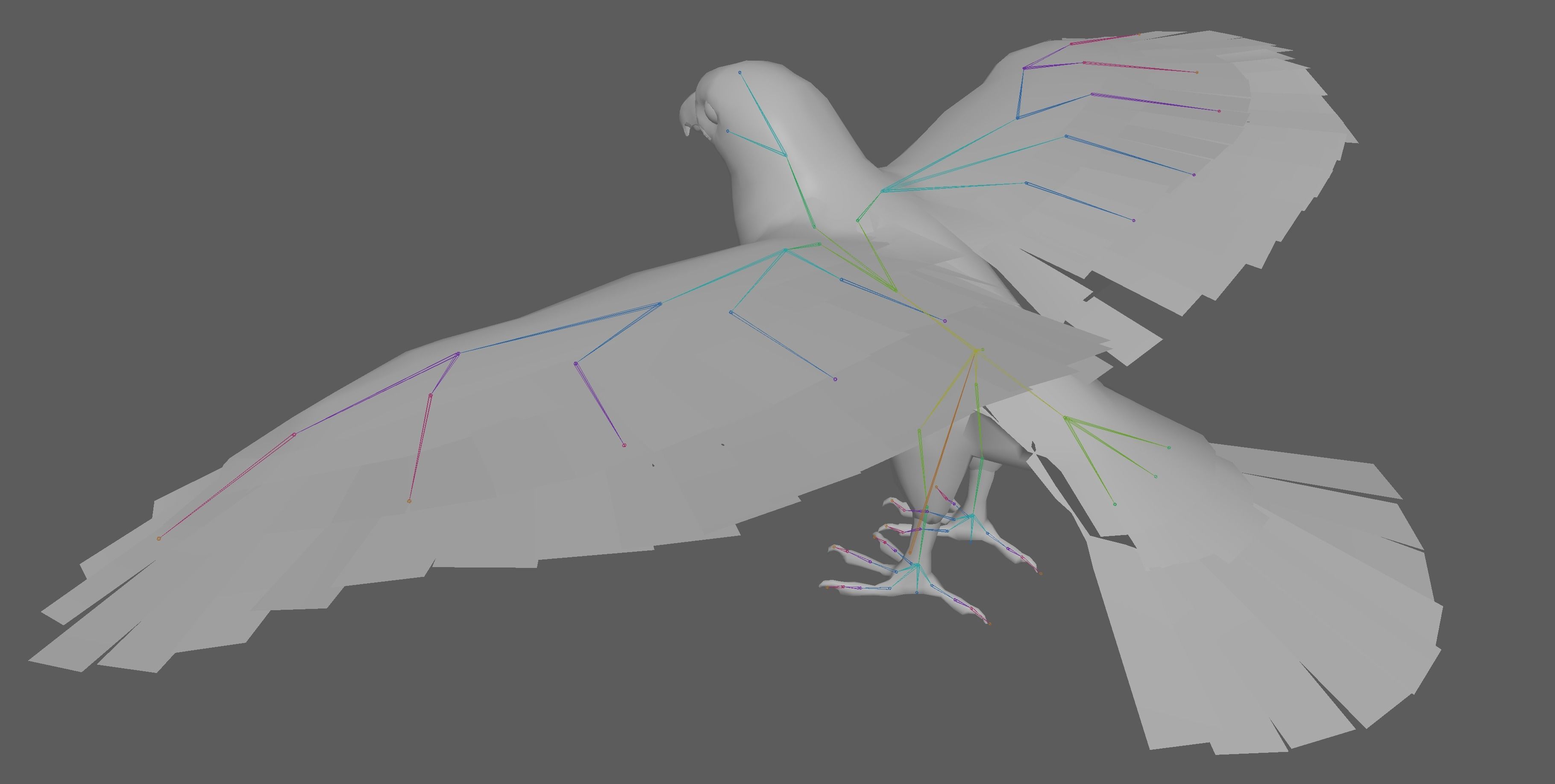 Hawk Rig 3D model_21