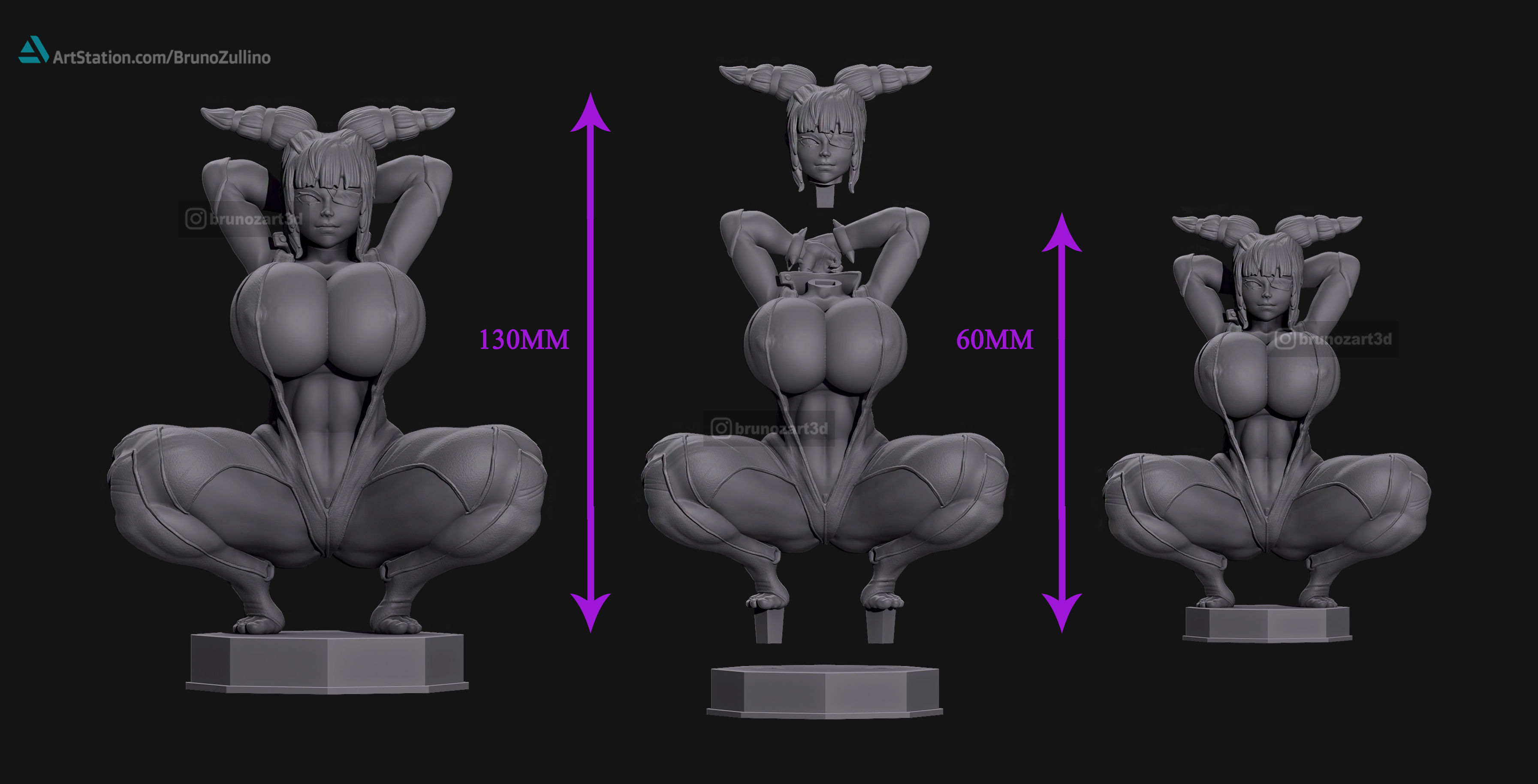 Juri Street Fighter 3D print model_1