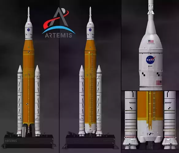 Space Launch System NASA s Artemis I File for 3D Printer  3D print model