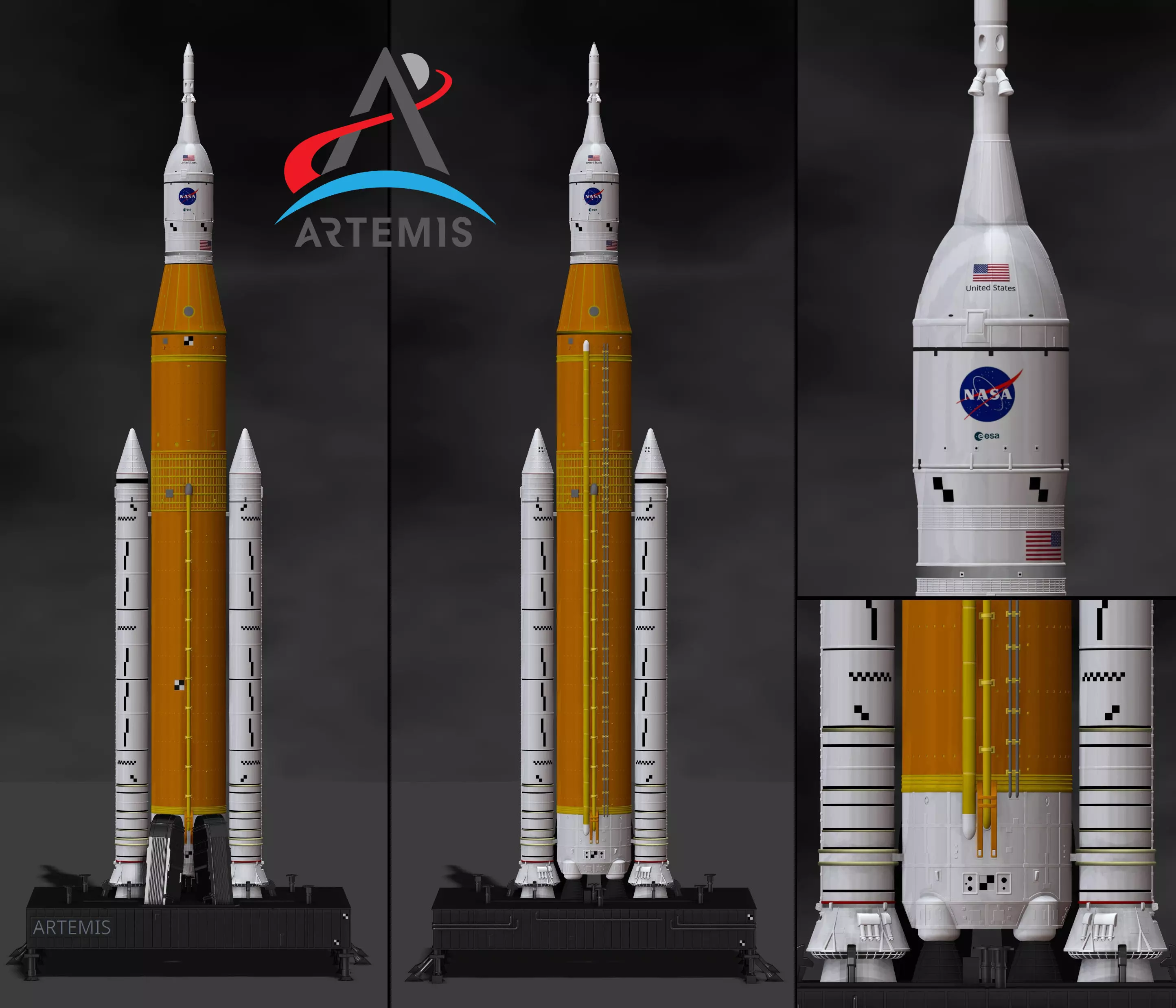 Space Launch System NASA s Artemis I File for 3D Printer 3D print model