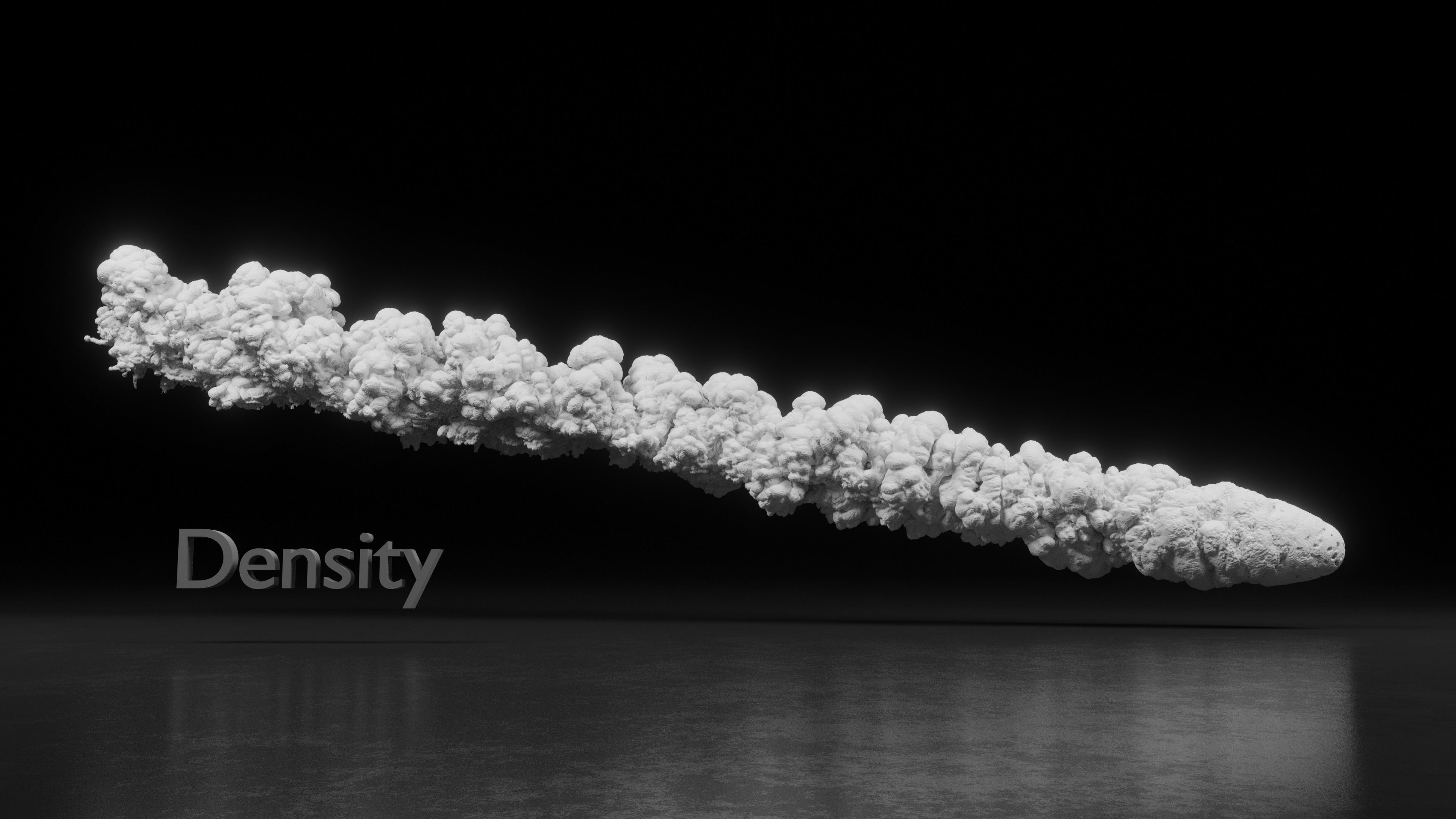 High Resolution Rocket Smoke Trail 3D model_5