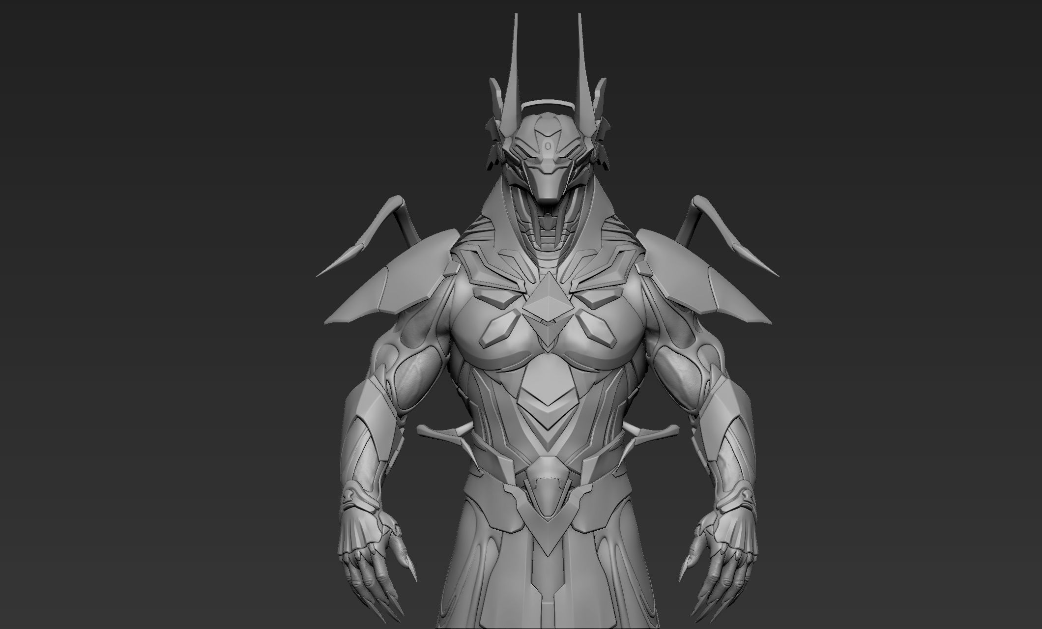 Anubis Cyber Suit 3D model_5