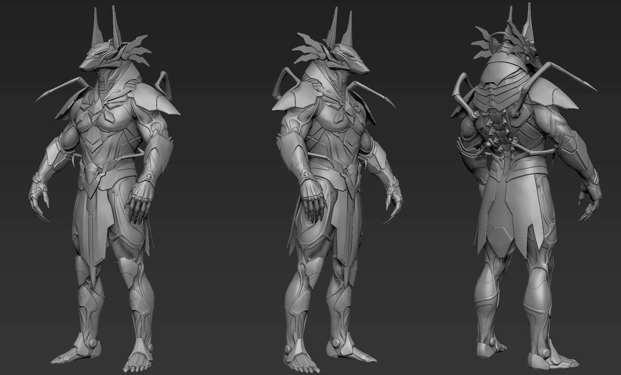 Anubis Cyber Suit 3D model_13