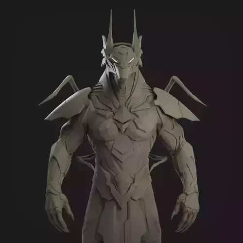 Anubis Cyber Suit 3D model
