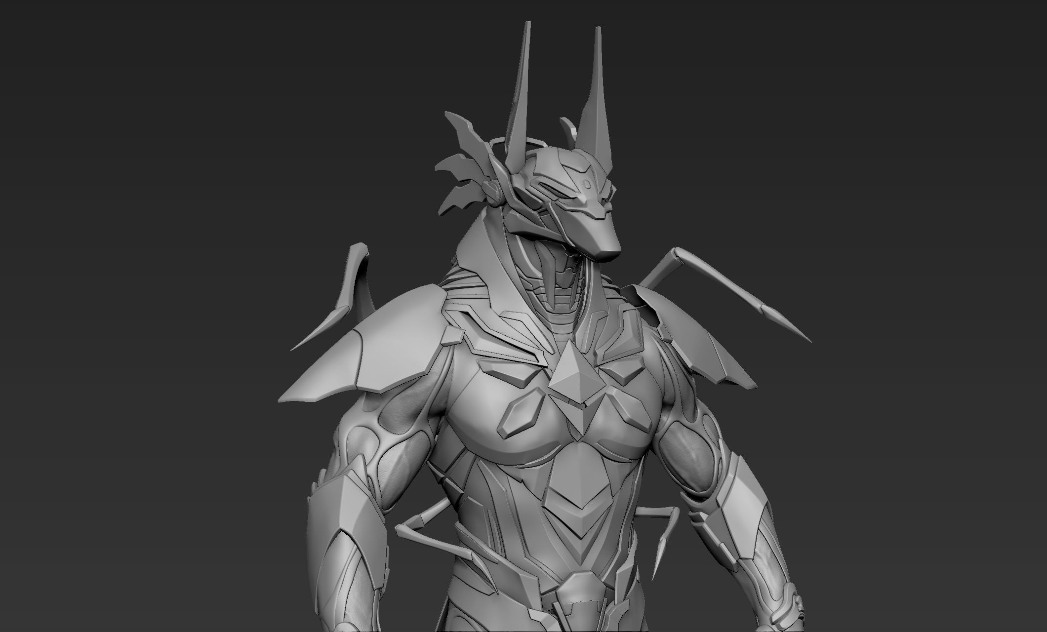Anubis Cyber Suit 3D model_4