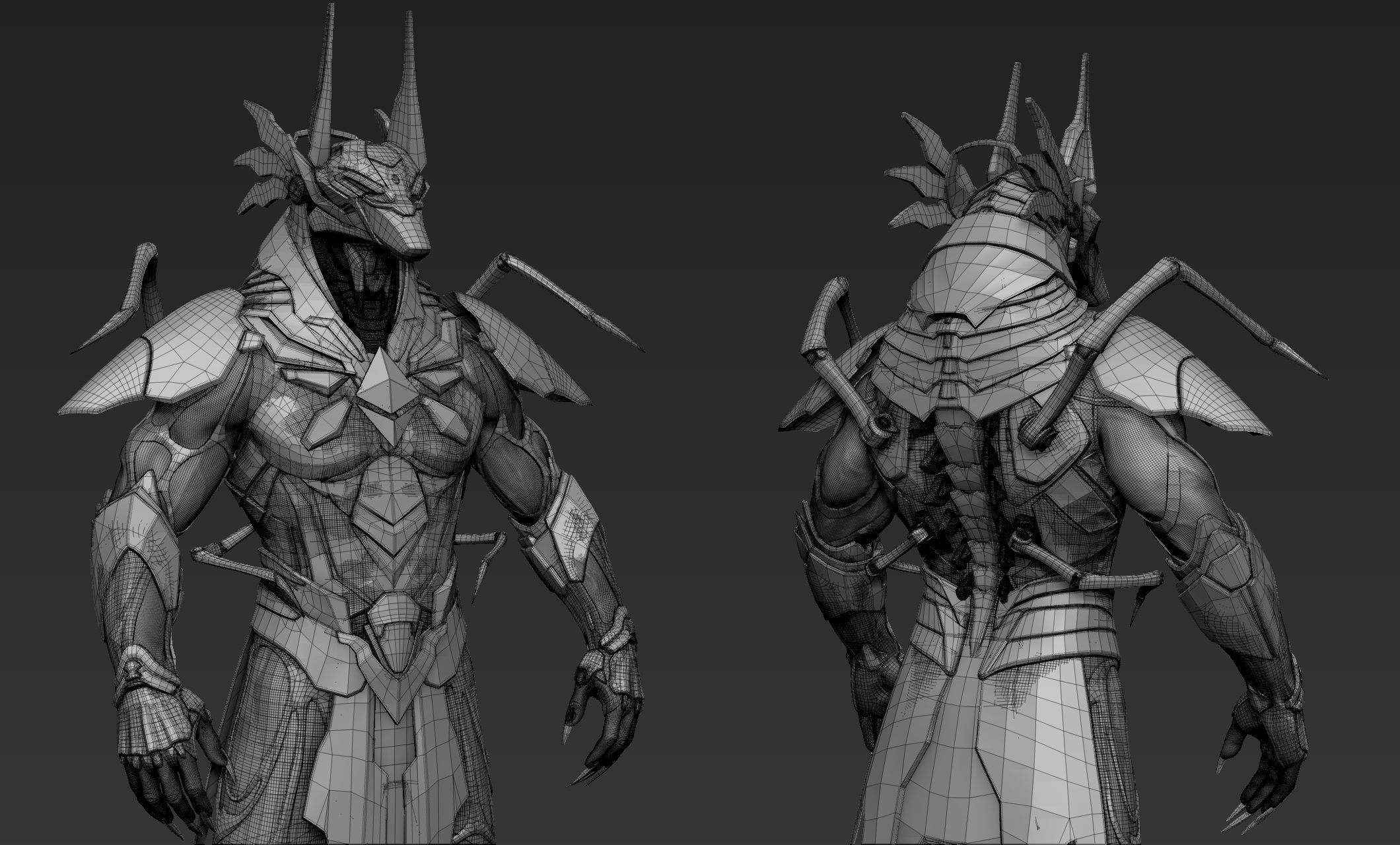 Anubis Cyber Suit 3D model_17