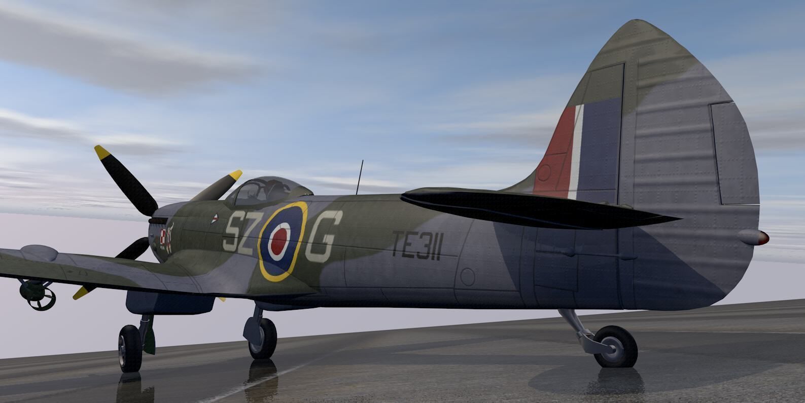 Supermarine Spitfire Mk-16 - Mk-XVI 3D model_6