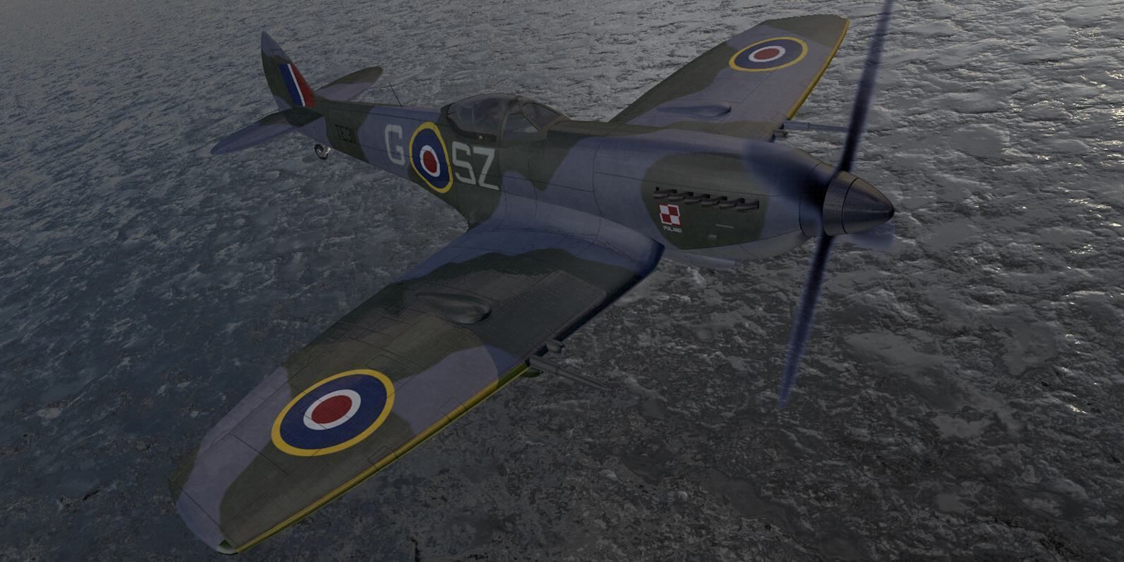 Supermarine Spitfire Mk-16 - Mk-XVI 3D model_8