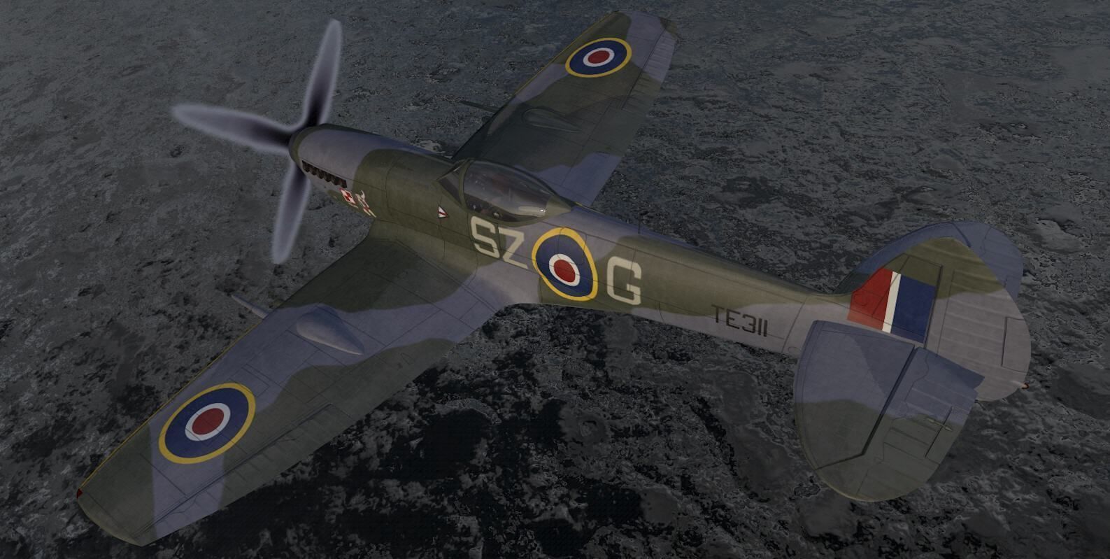 Supermarine Spitfire Mk-16 - Mk-XVI 3D model_9