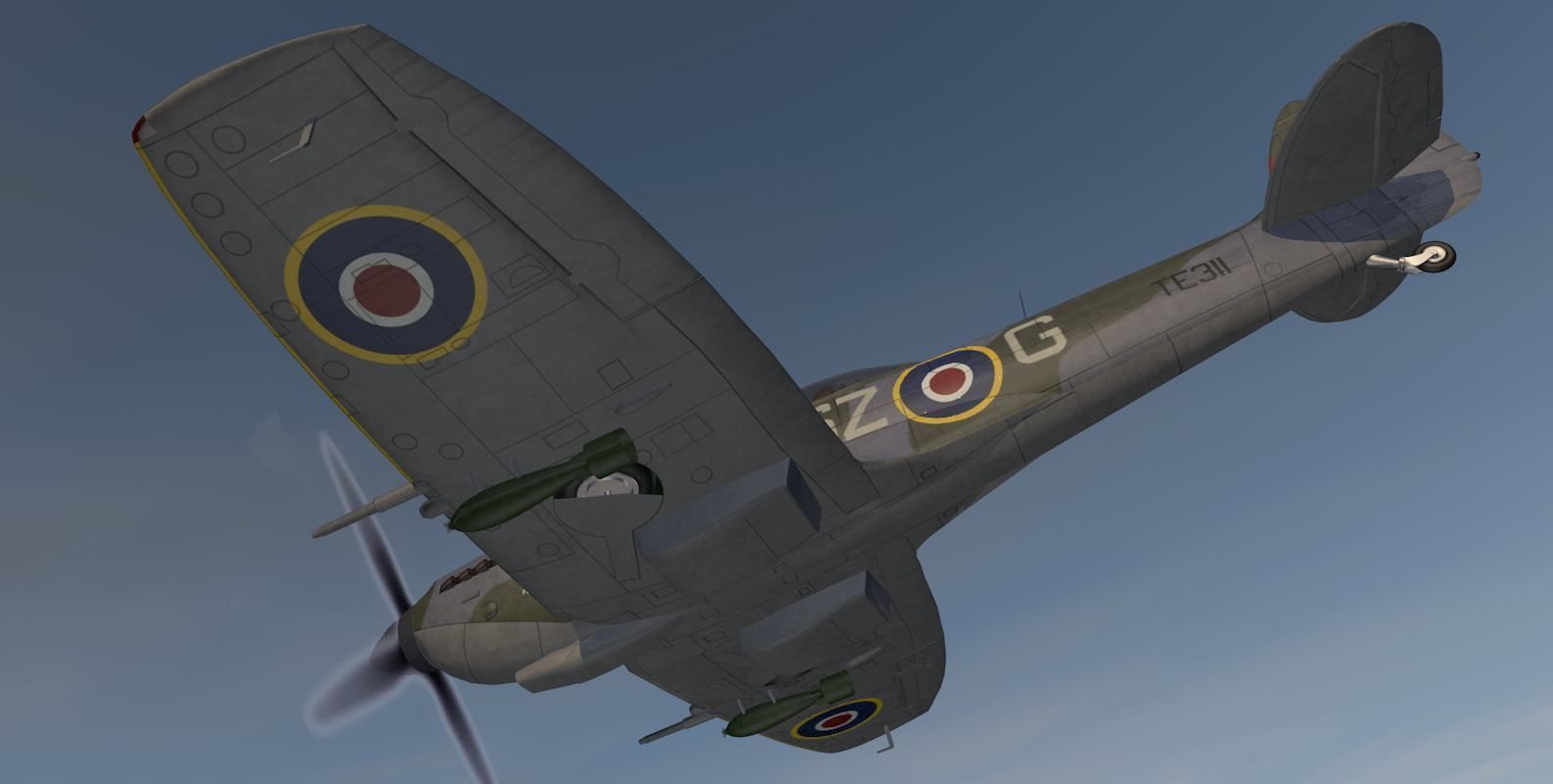 Supermarine Spitfire Mk-16 - Mk-XVI 3D model_12