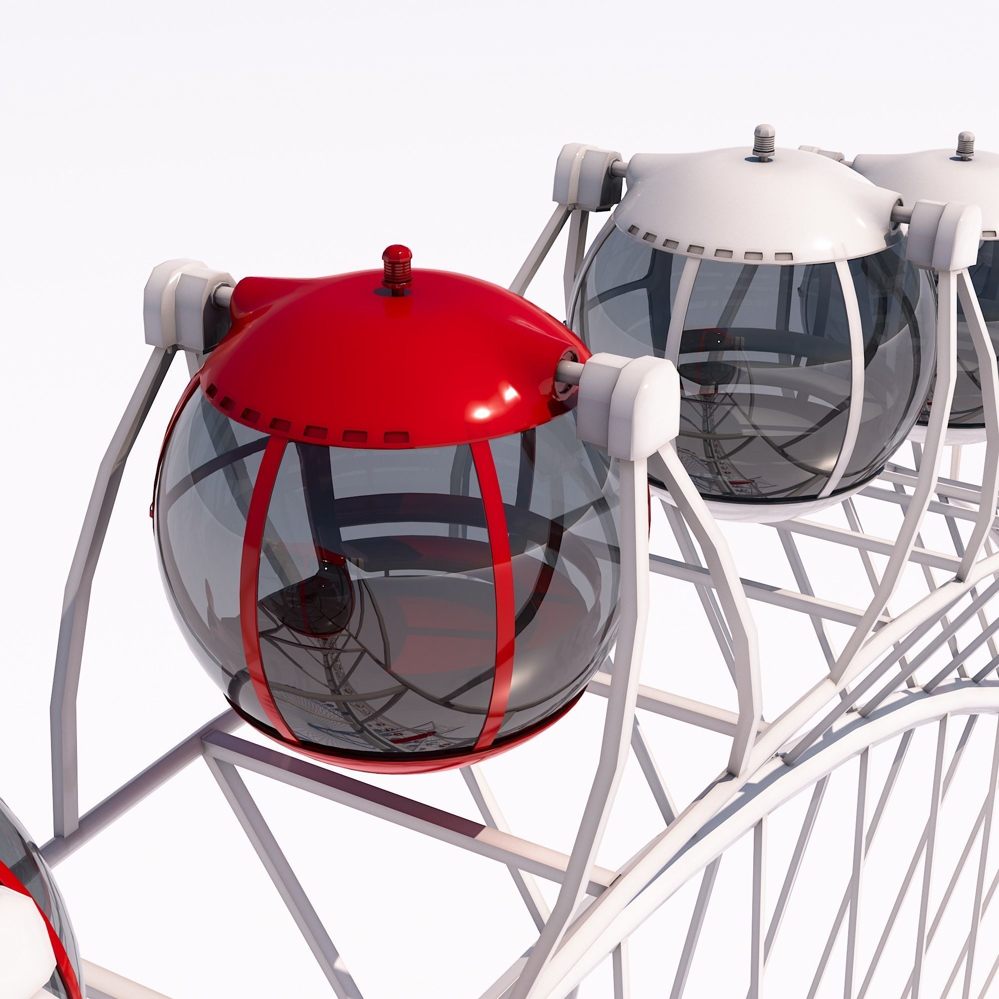 Heart of Antalya ferris wheel 3D model_6