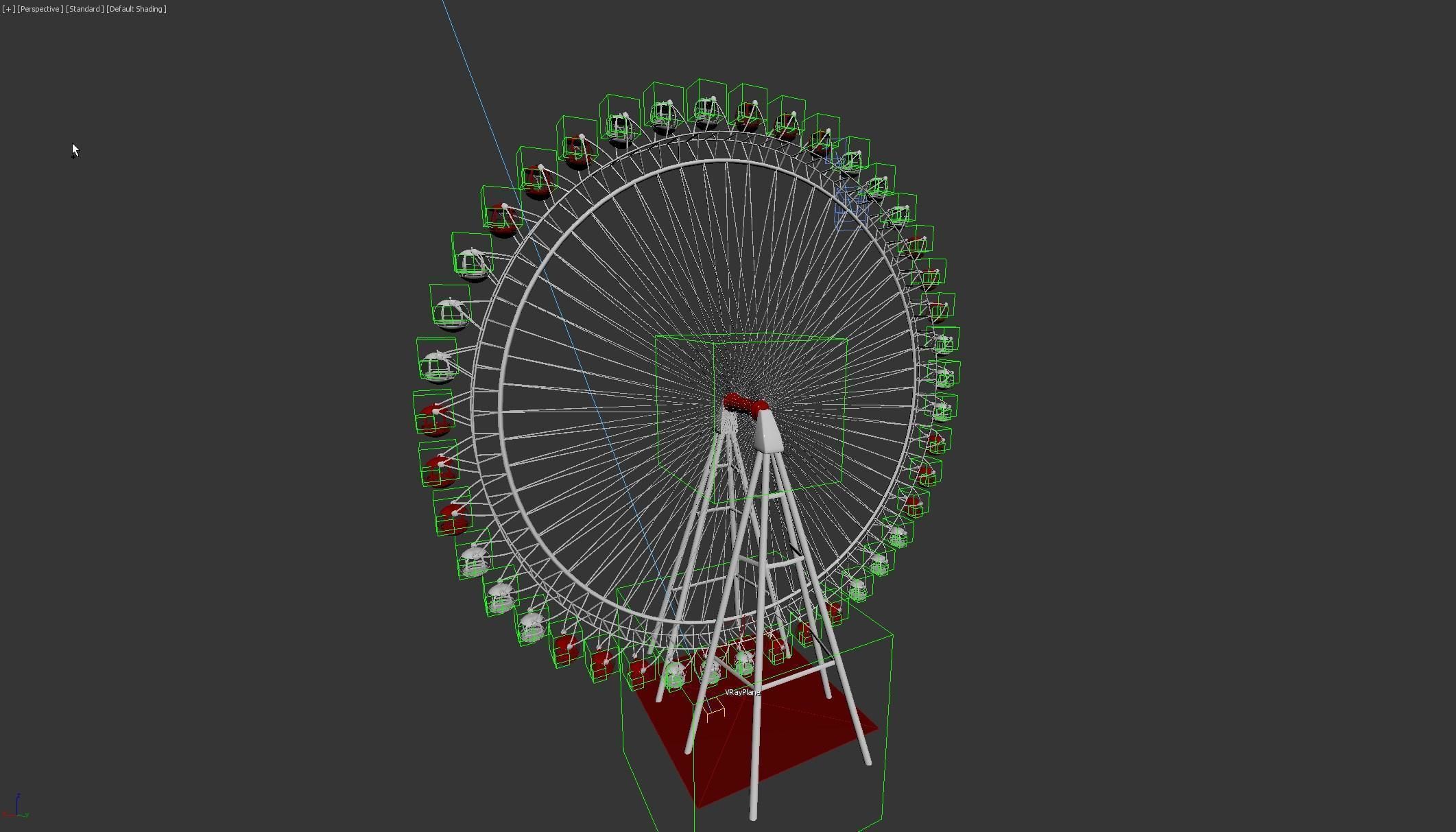 Heart of Antalya ferris wheel 3D model_8