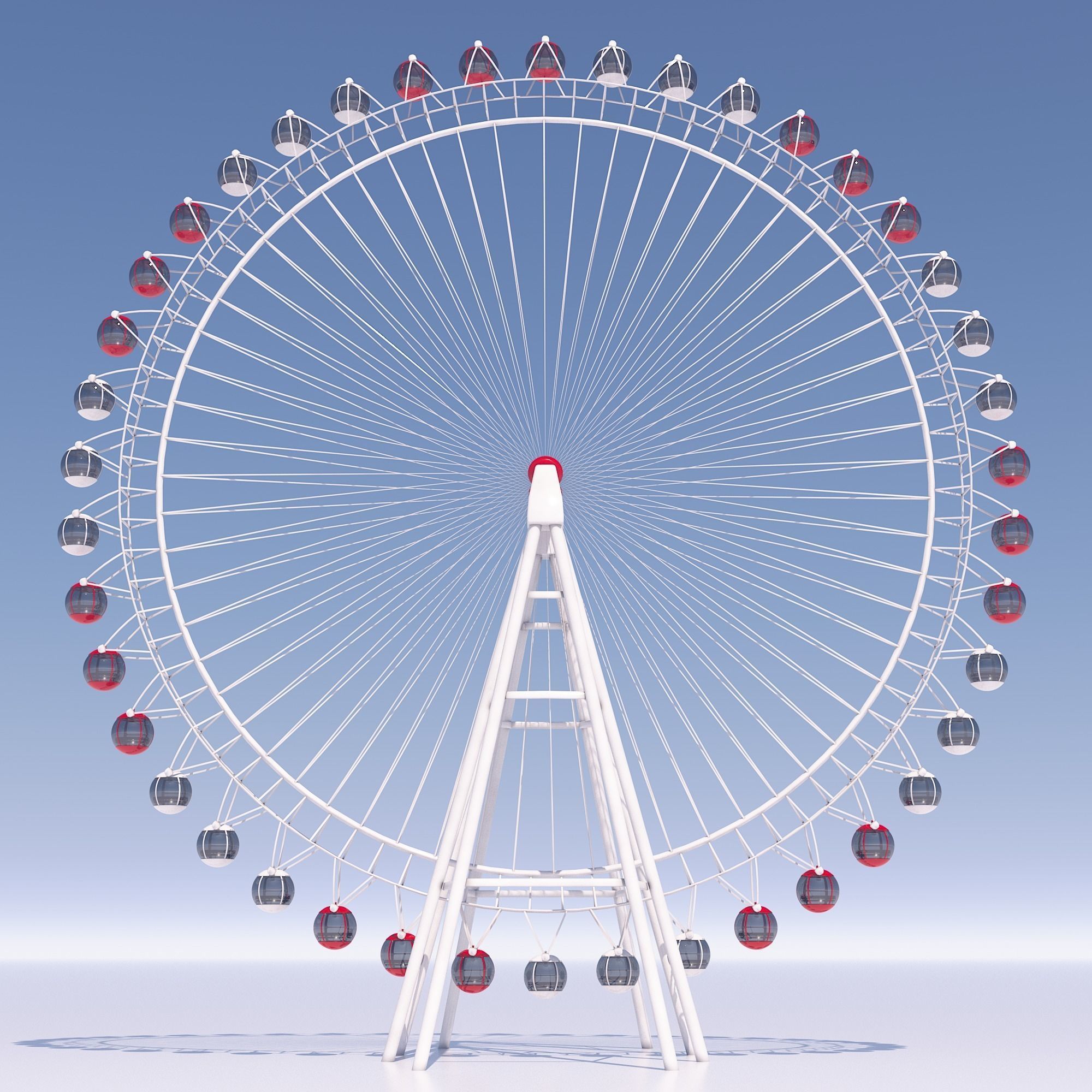 Heart of Antalya ferris wheel 3D model_2