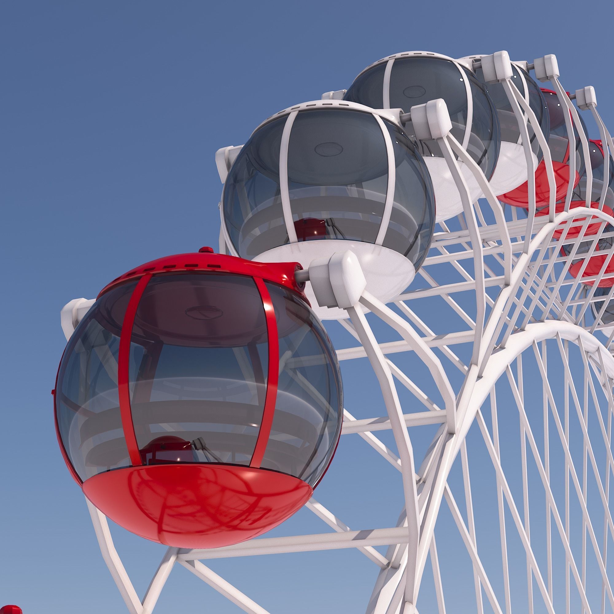 Heart of Antalya ferris wheel 3D model_1