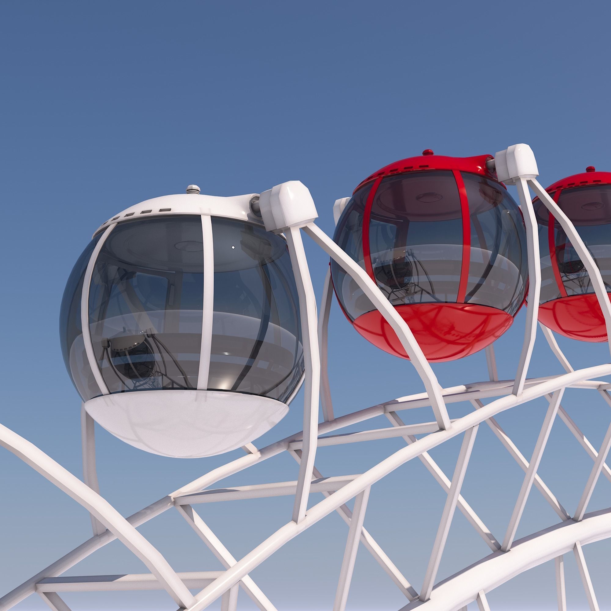 Heart of Antalya ferris wheel 3D model_5