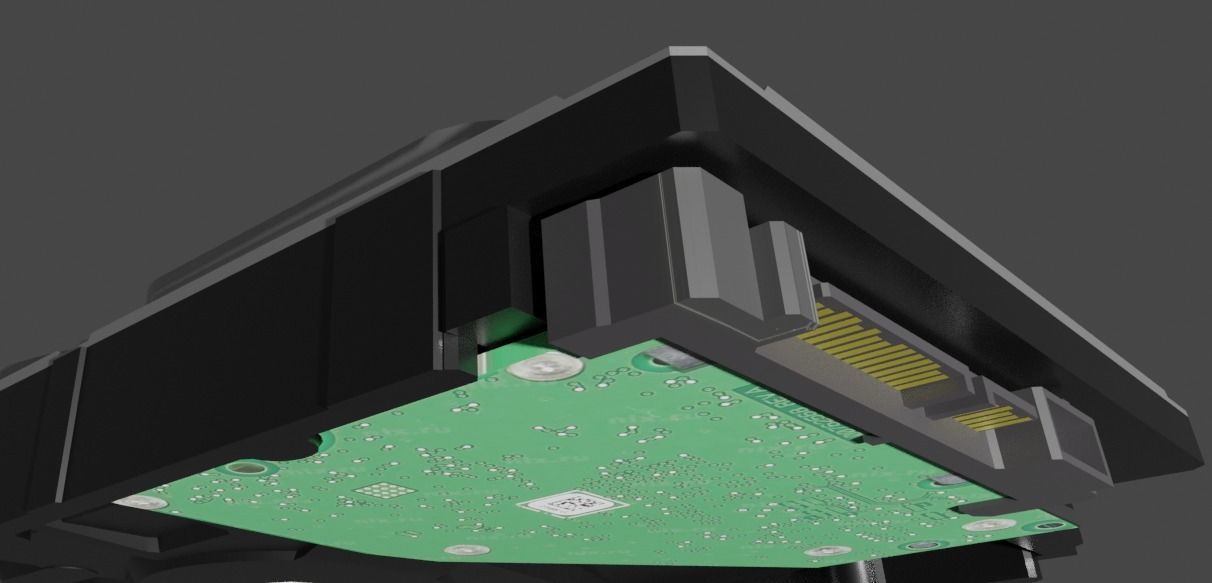 Hard Drive 3D model_7