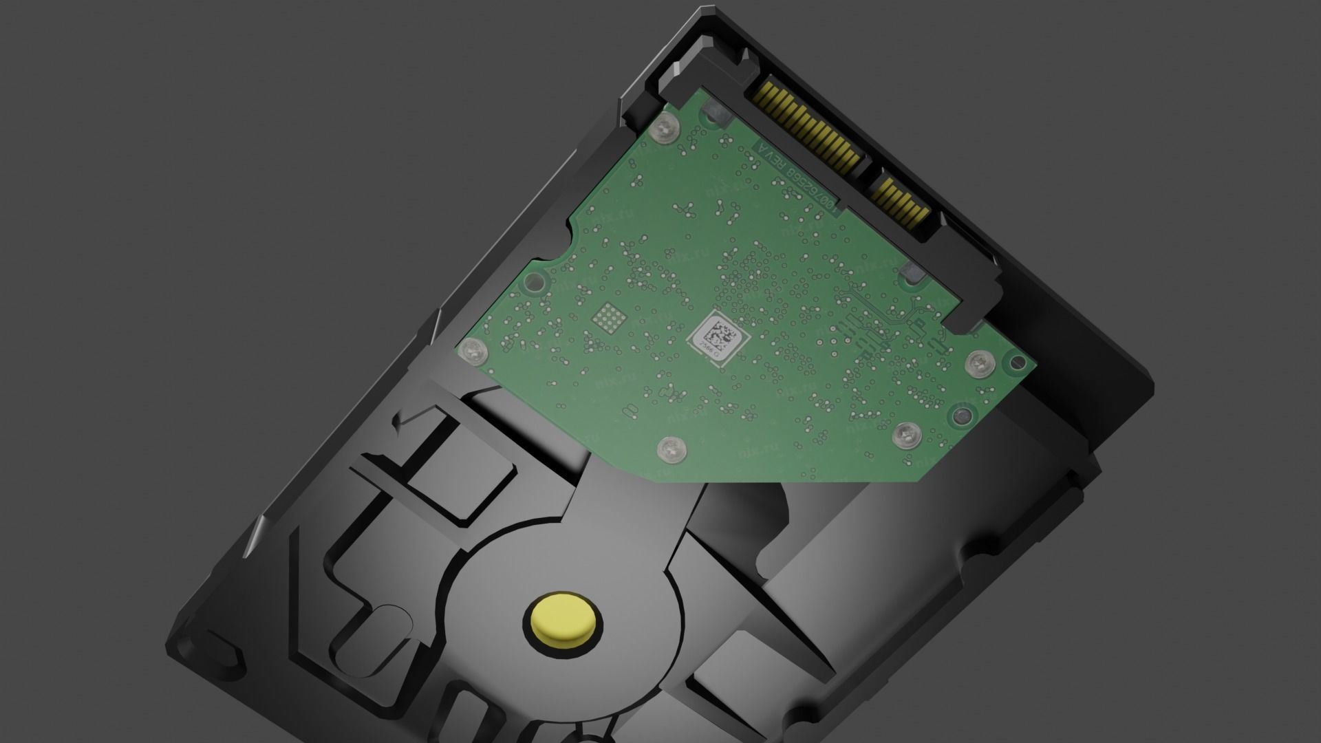 Hard Drive 3D model_2