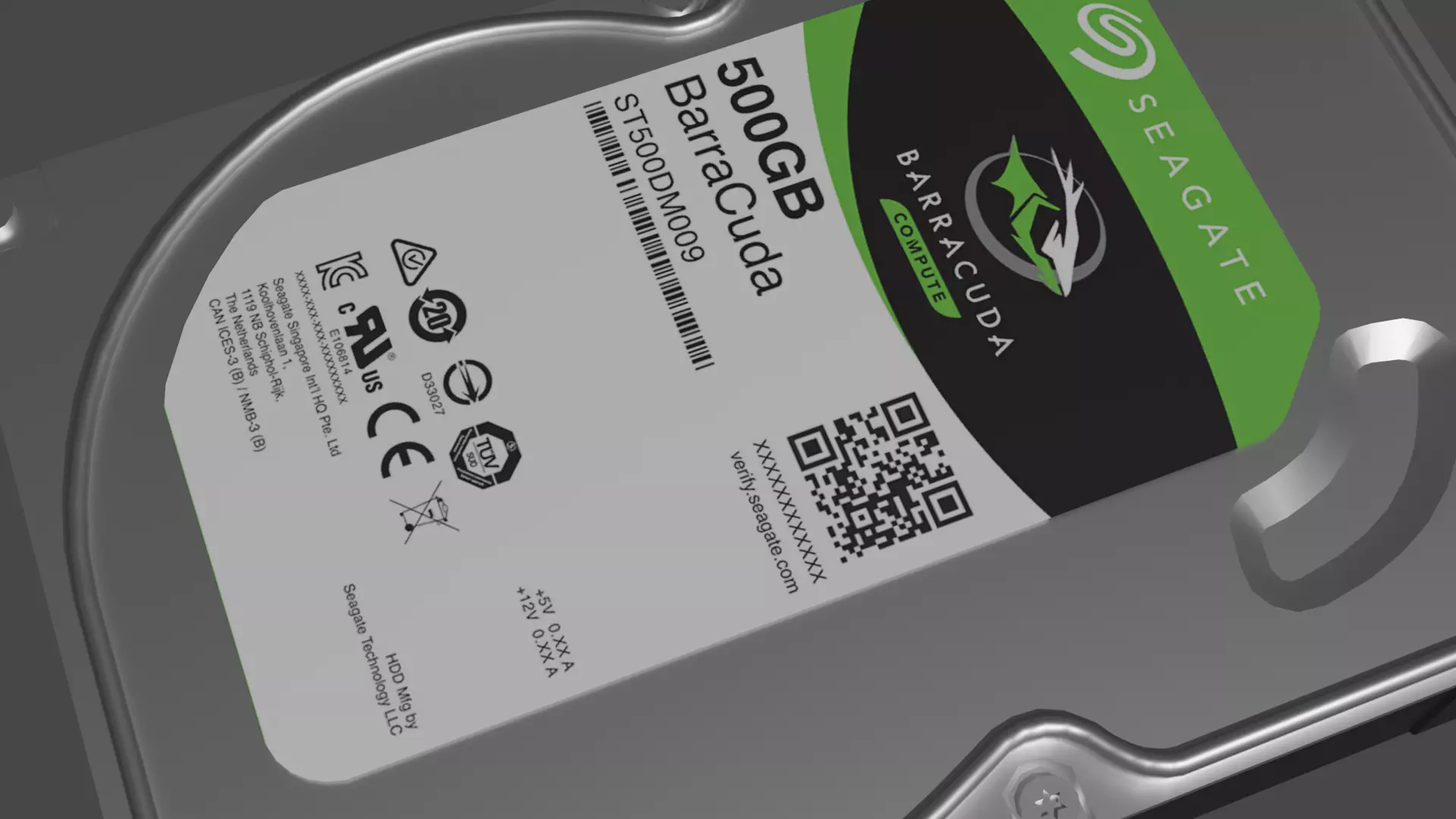 Hard Drive 3D model_0