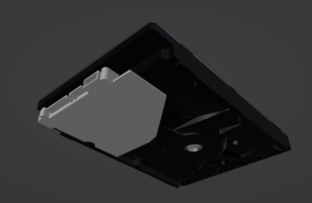 Hard Drive 3D model_4