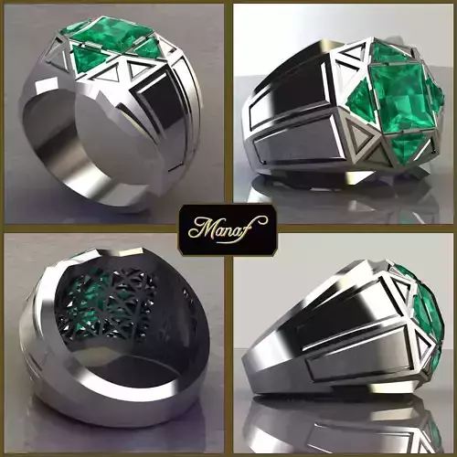 Mens ring STL