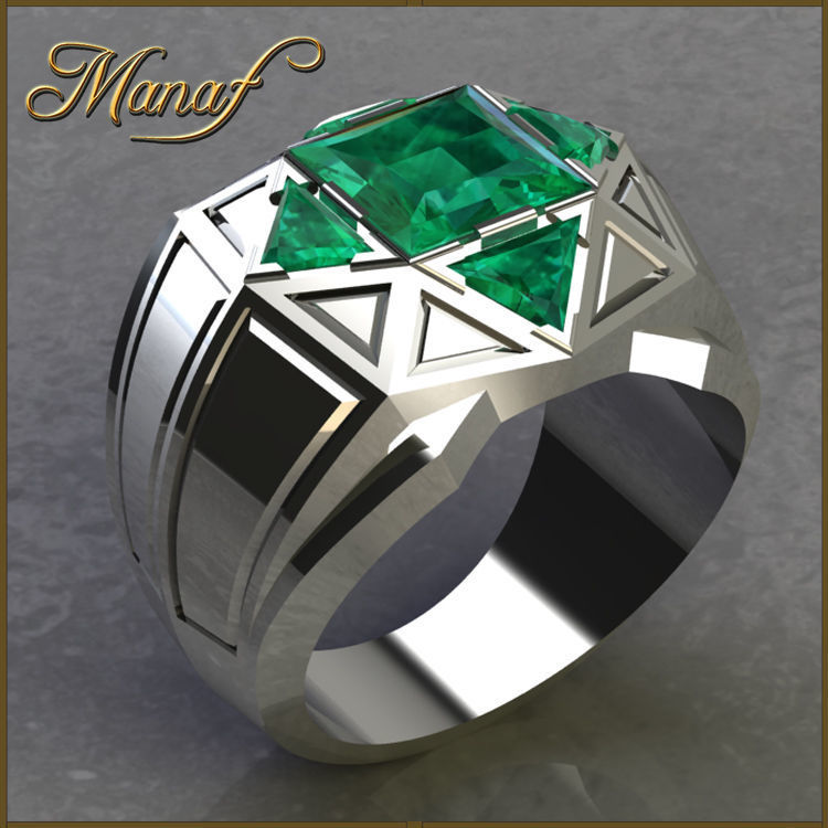 Mens ring STL 3D print model_2