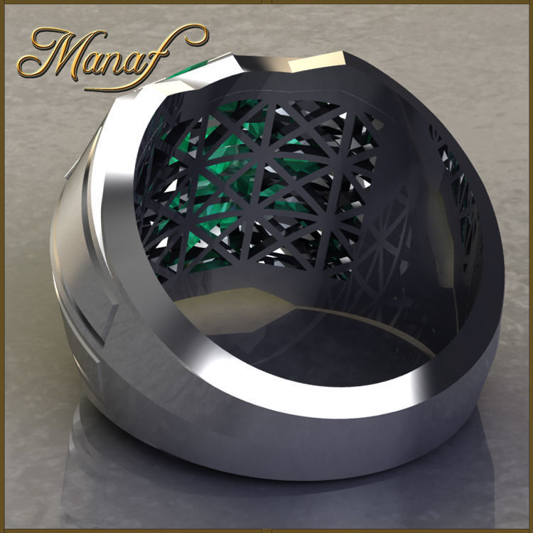 Mens ring STL 3D print model_4