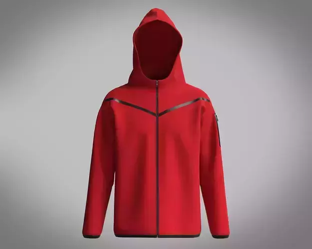 Mens Red Hoodie