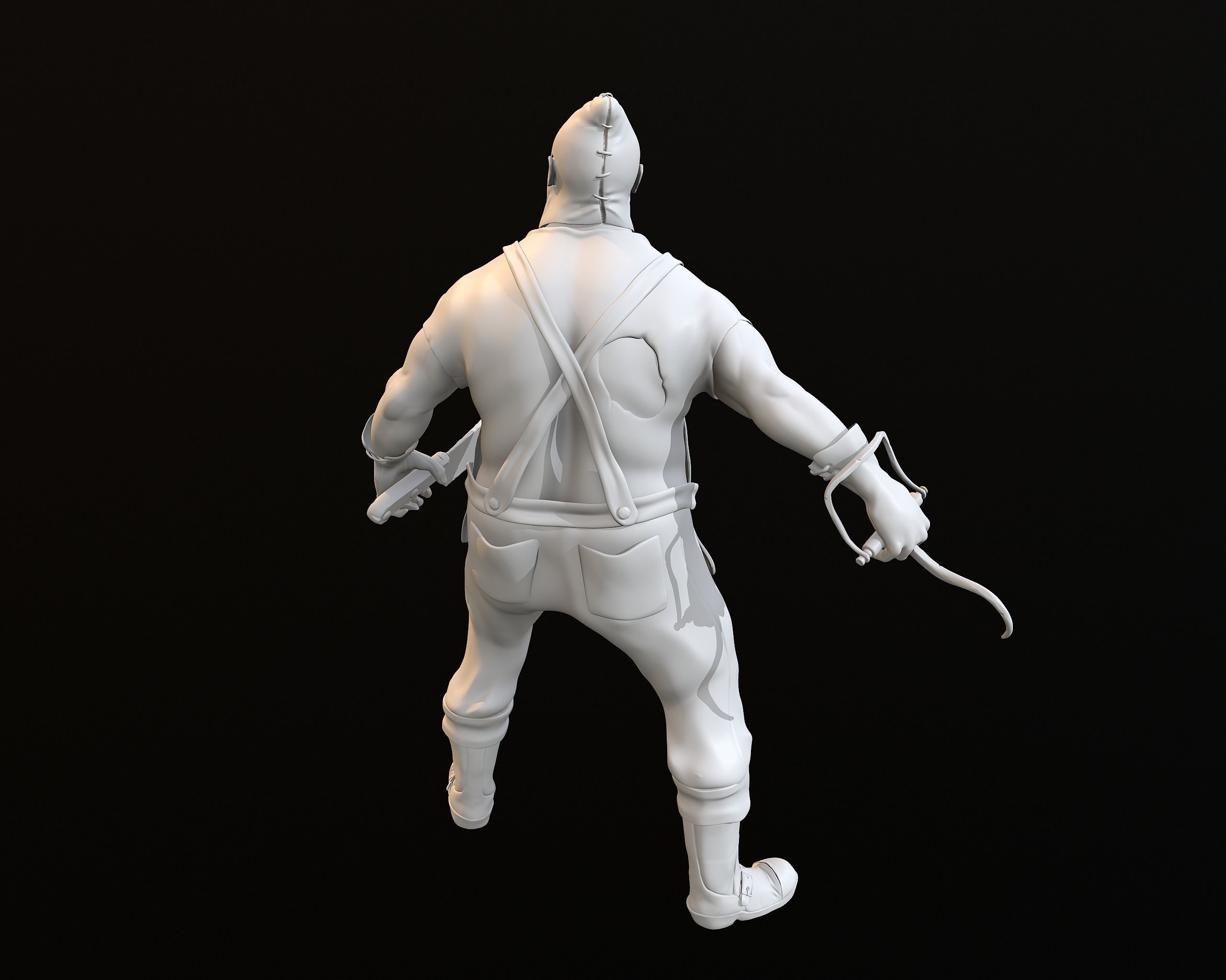 Miniature Butcher Monster 3D print model_7