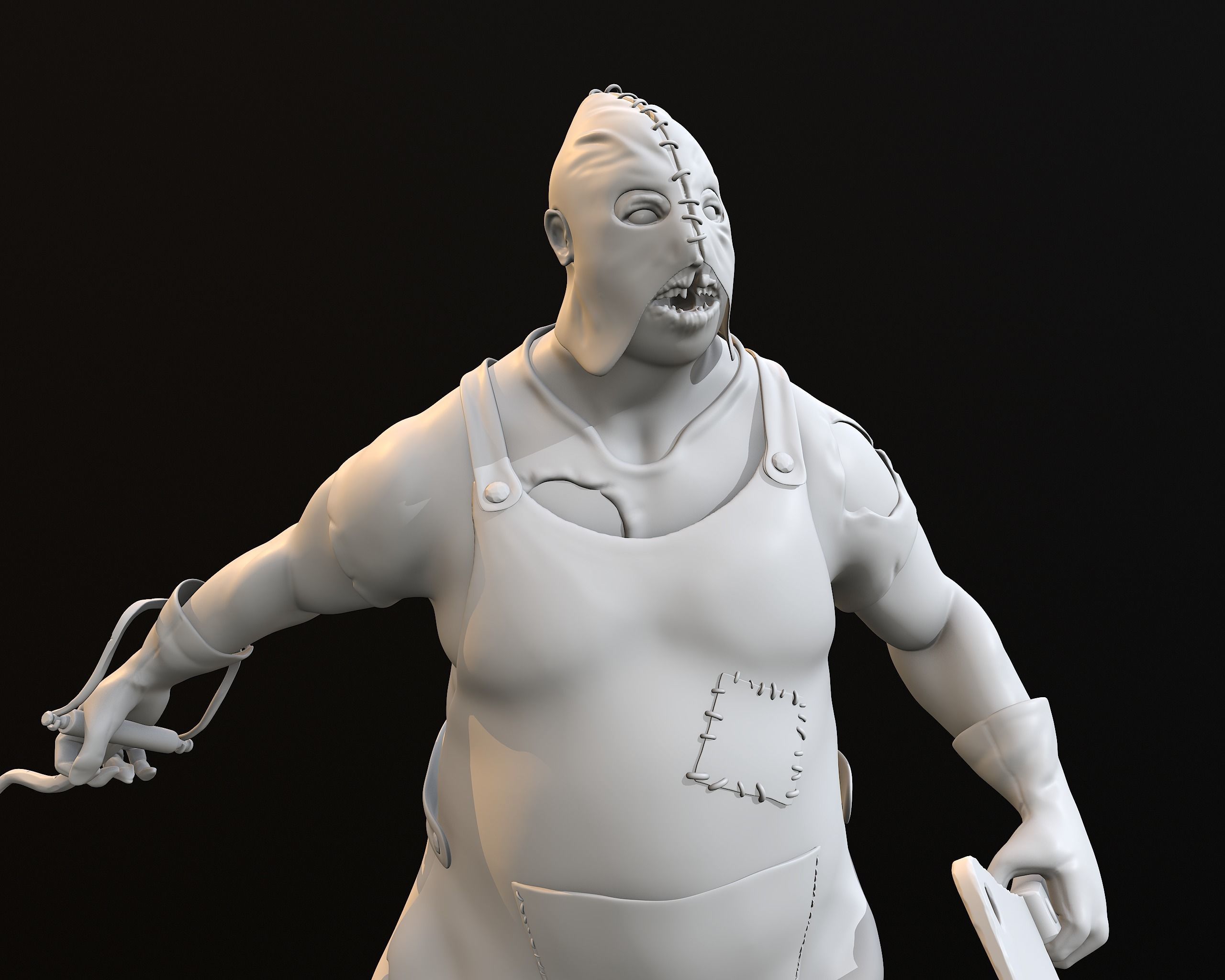 Miniature Butcher Monster 3D print model_6