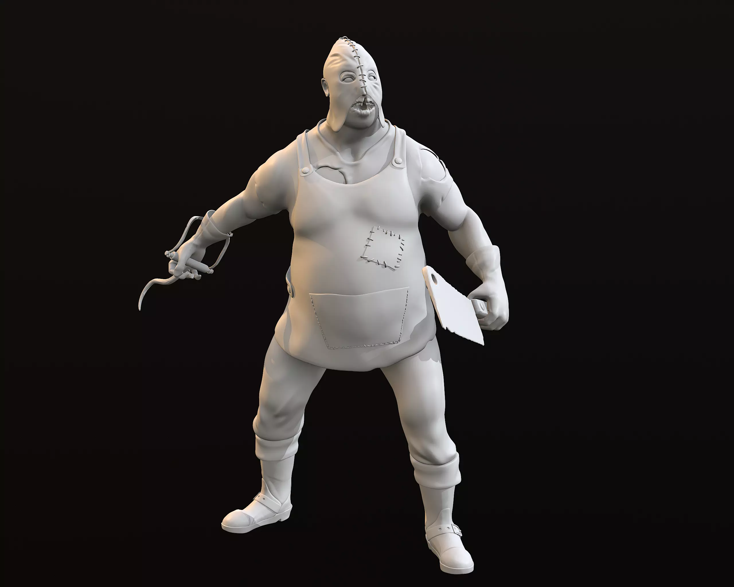 Miniature Butcher Monster 3D print model_0
