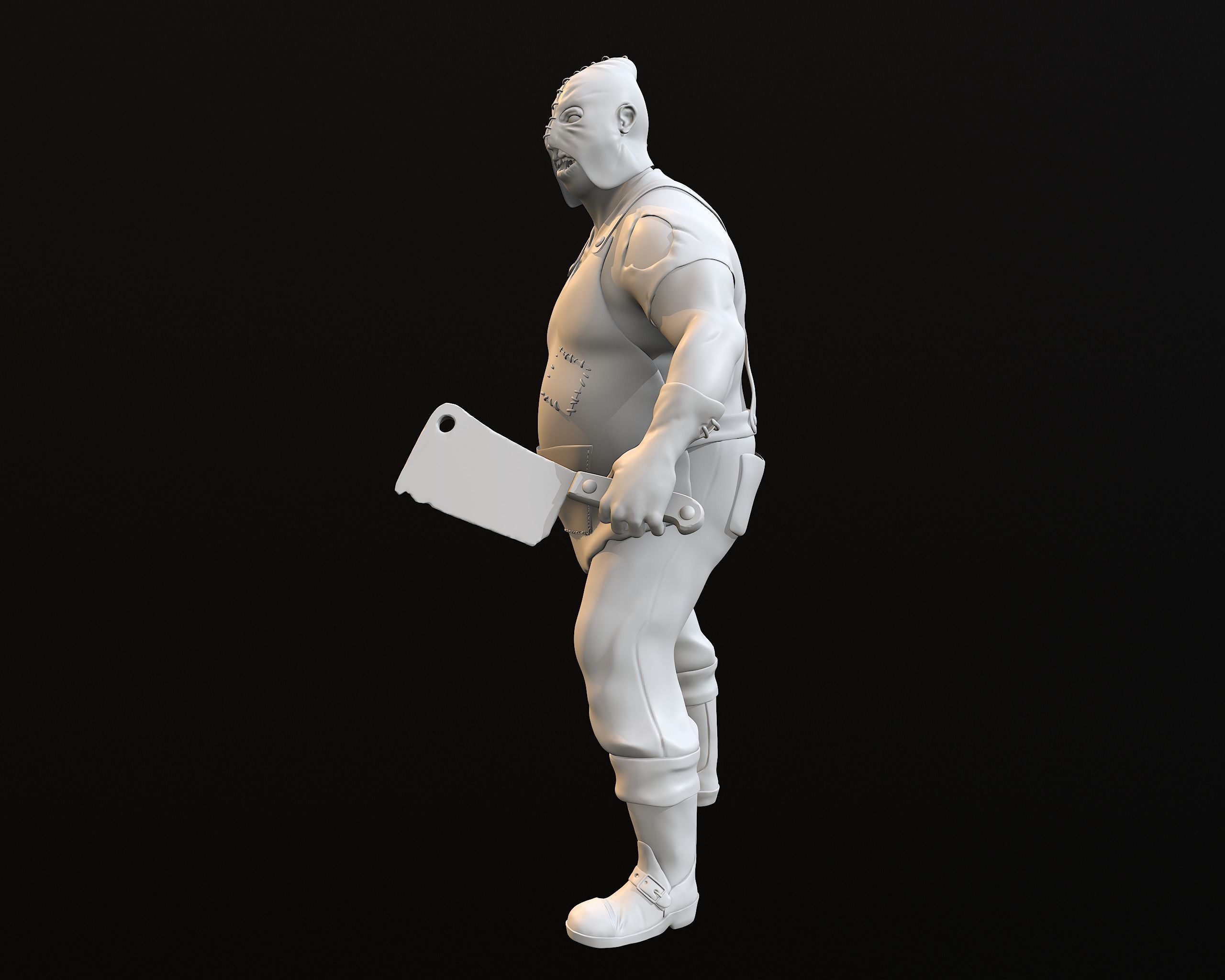 Miniature Butcher Monster 3D print model_5