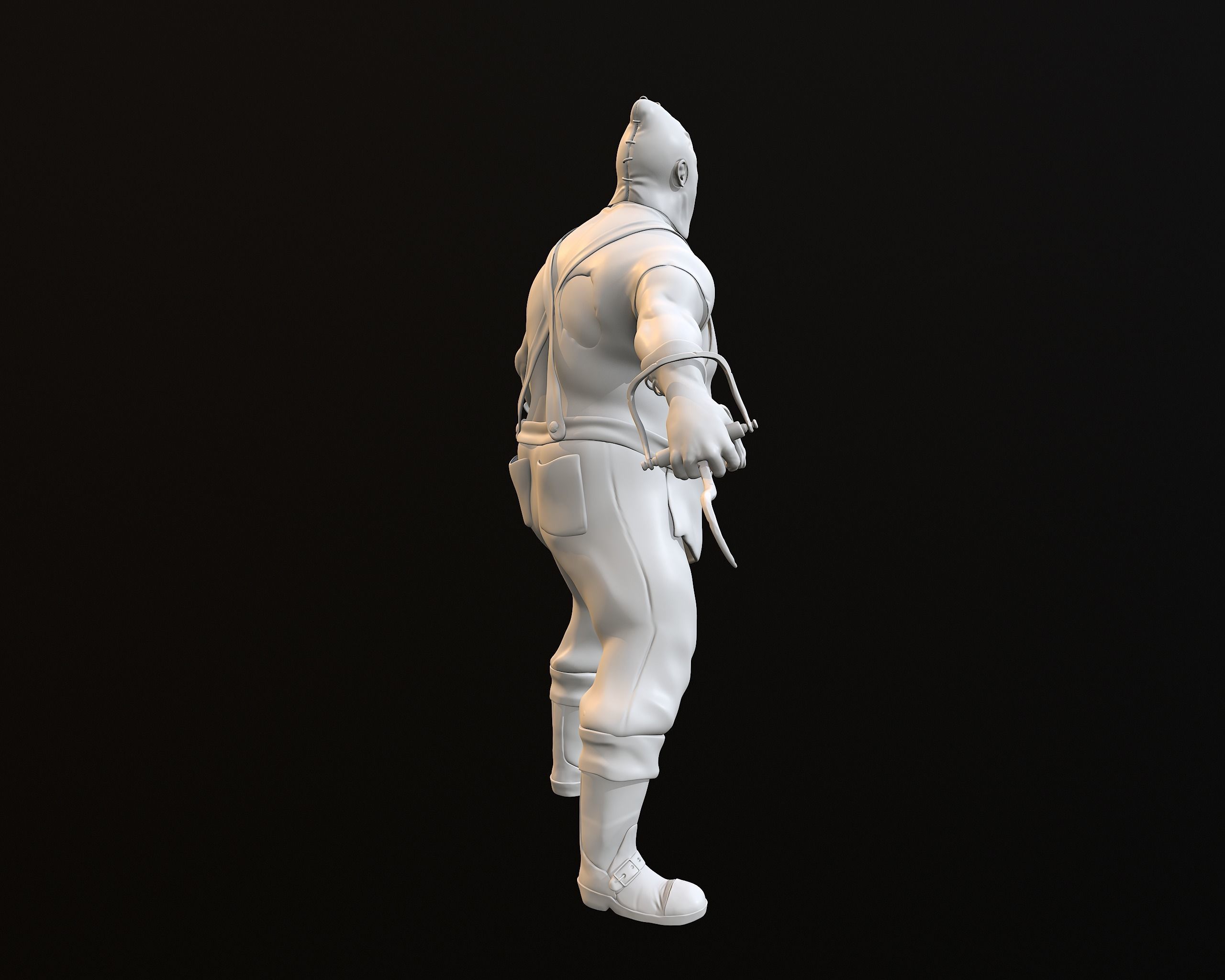 Miniature Butcher Monster 3D print model_3