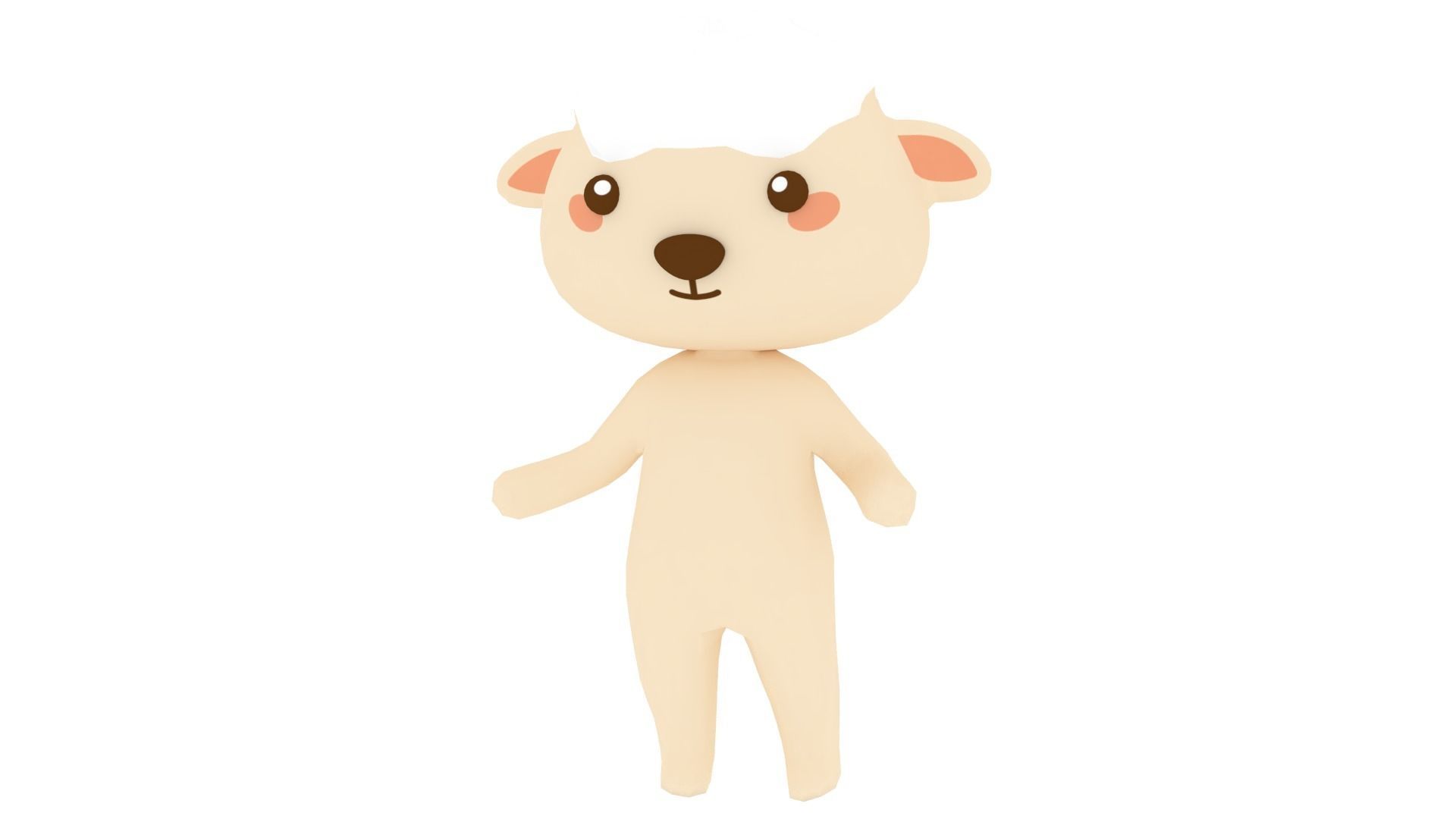 Little Animal Pack Animated Low-poly 3D model_20