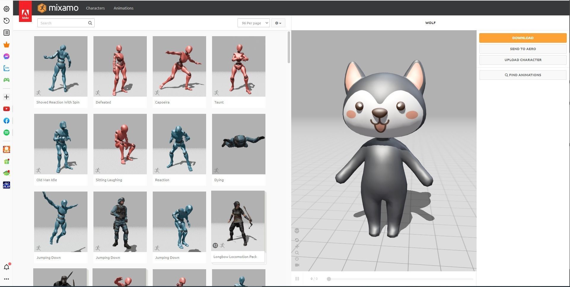Little Animal Pack Animated Low-poly 3D model_8