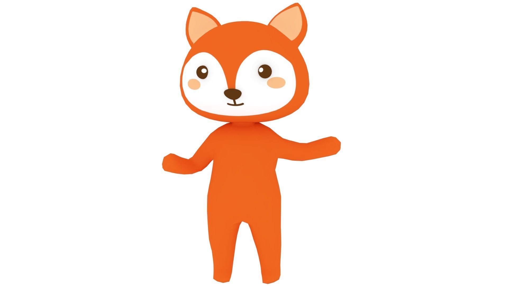 Little Animal Pack Animated Low-poly 3D model_27