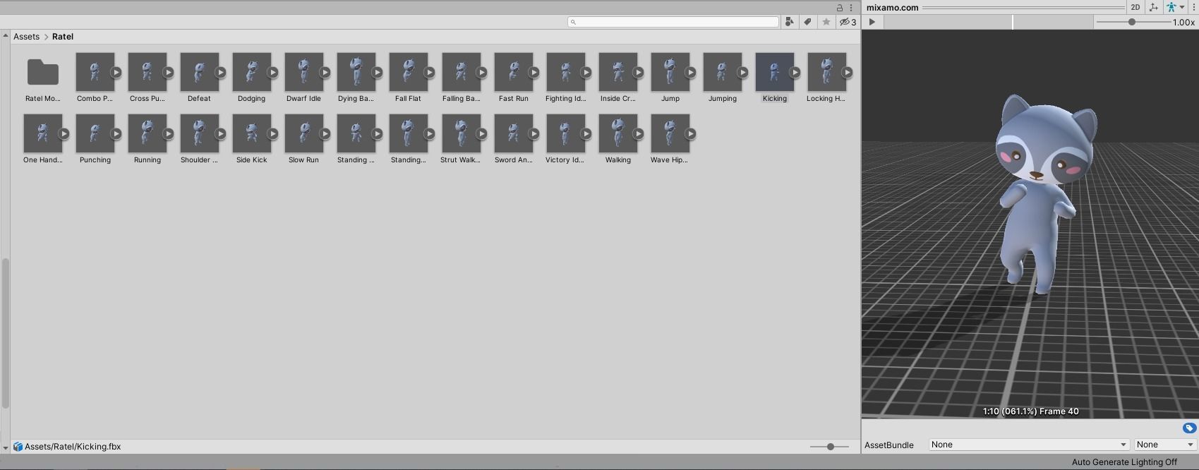 Little Animal Pack Animated Low-poly 3D model_13