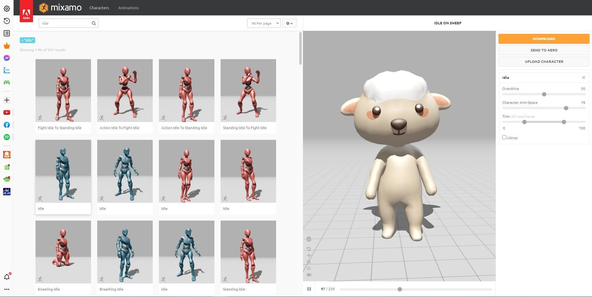 Little Animal Pack Animated Low-poly 3D model_7