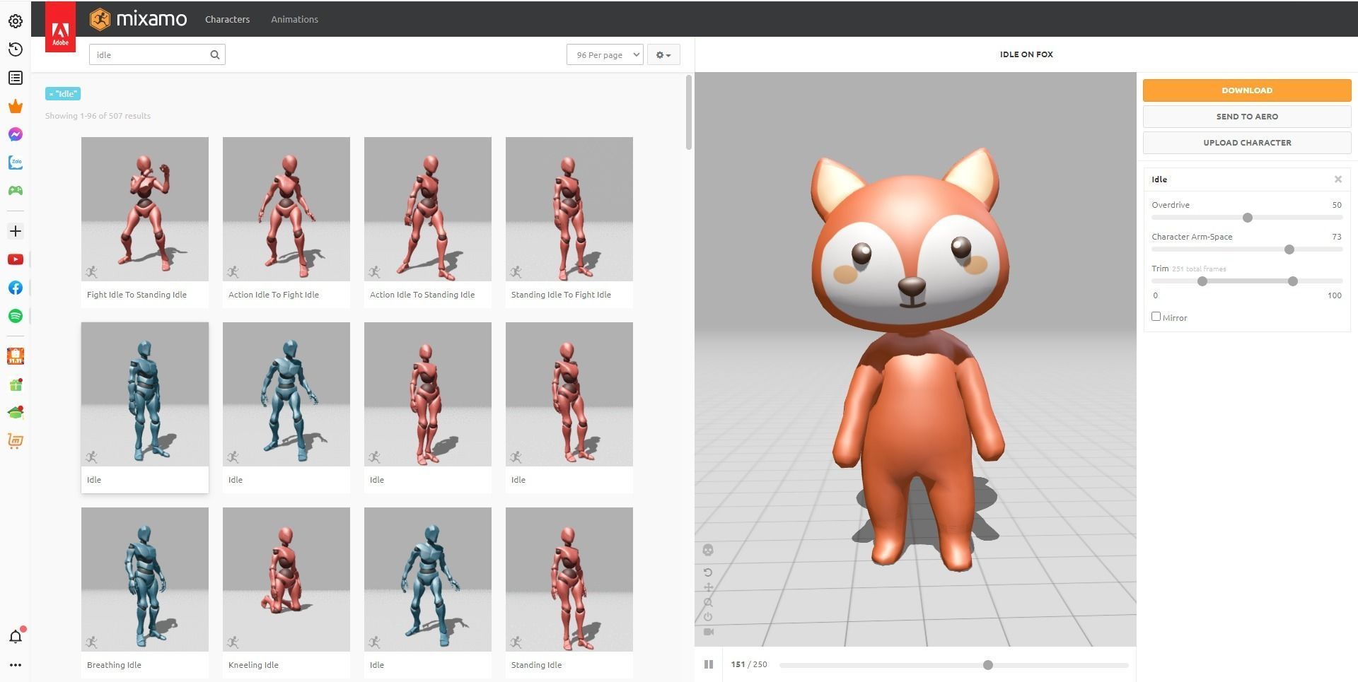 Little Animal Pack Animated Low-poly 3D model_4