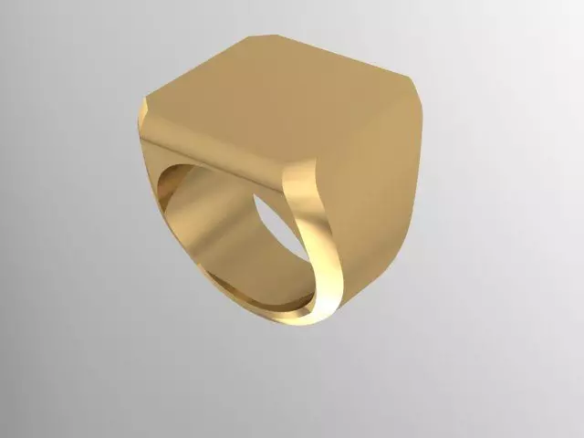 free ring Free 3D print model