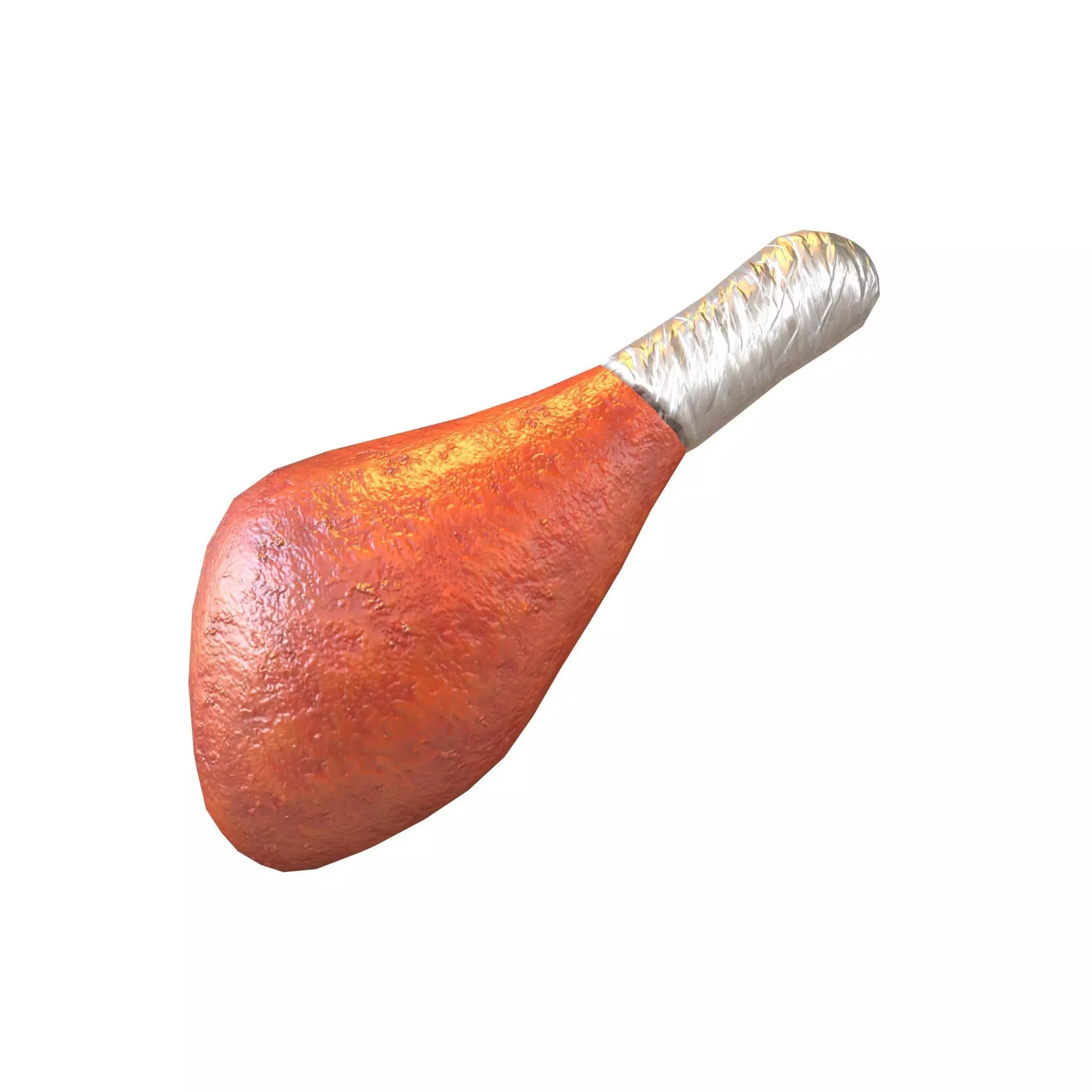 Turkey Leg V1 001 Low-poly 3D model_0