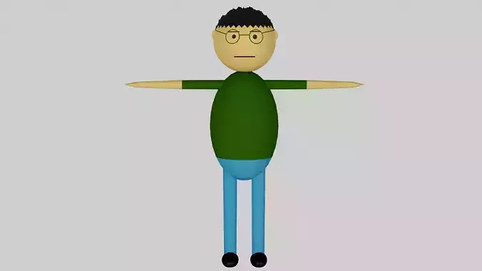 Gulli Bulli Make Joke Of Horror Gulli Low-poly 3D model