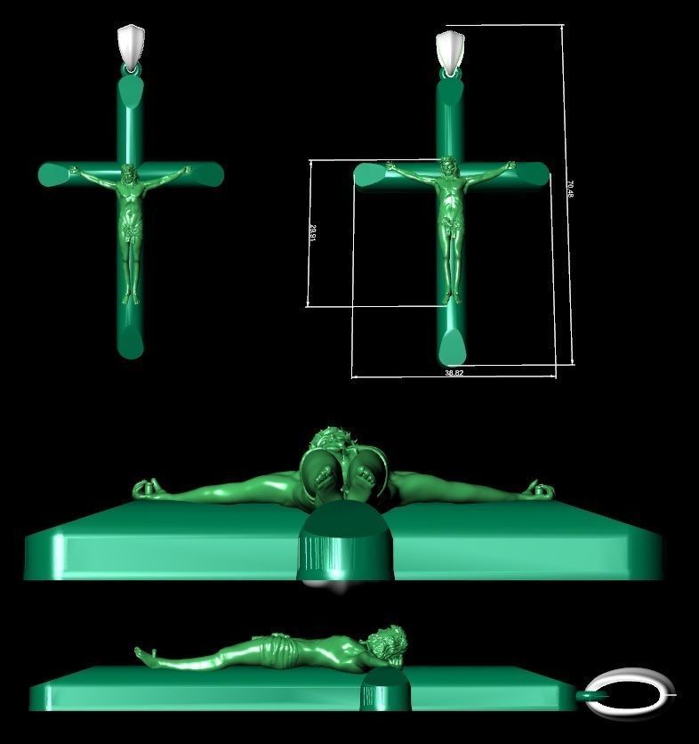 isa kolye  3D print model_4