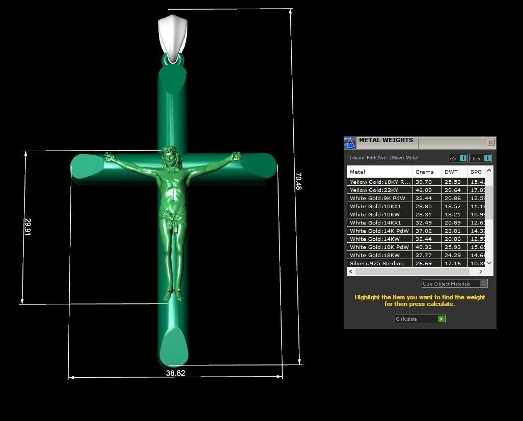isa kolye  3D print model_5