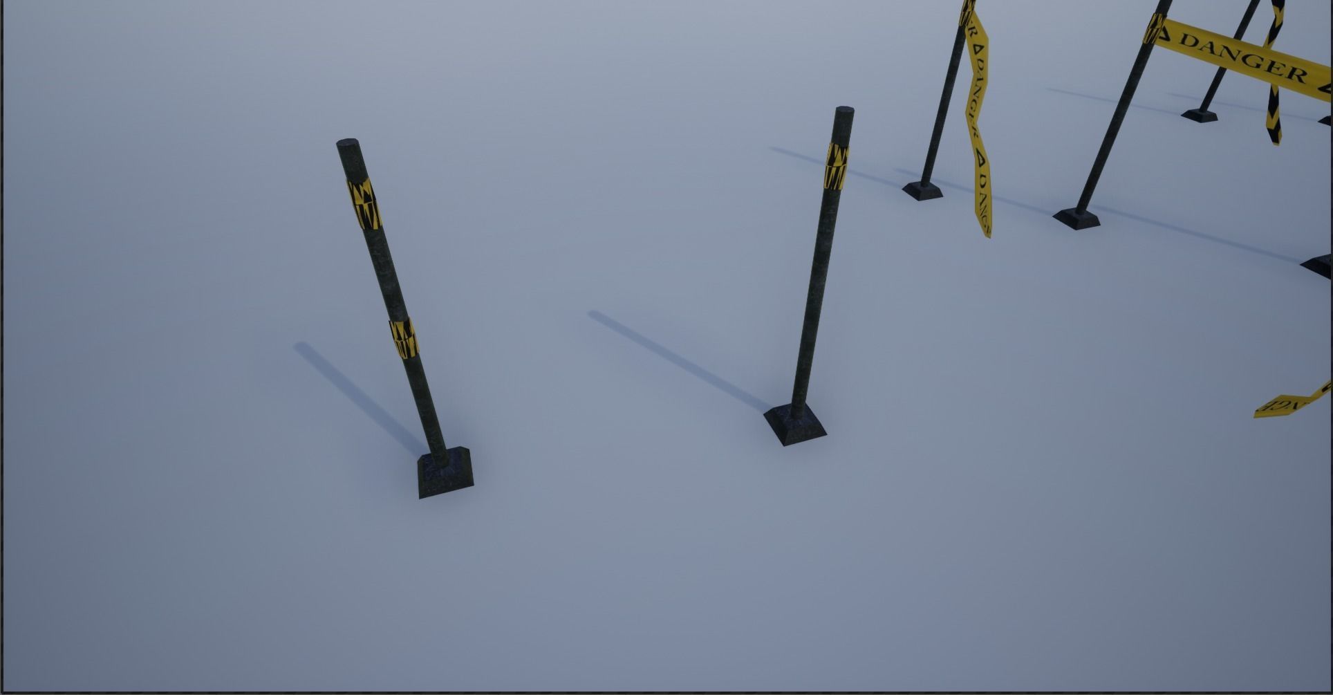 Modular Ribbon Scene Stripes Low-poly 3D model_13