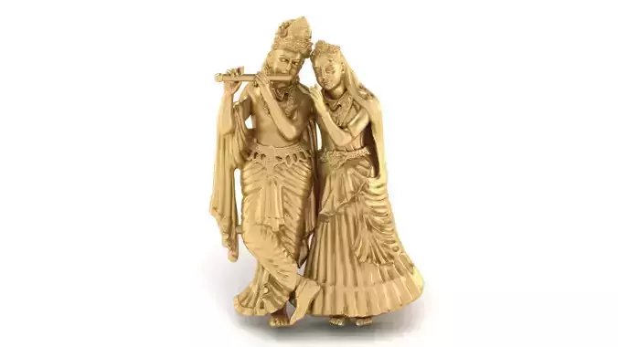 radha krishna smart pendent 