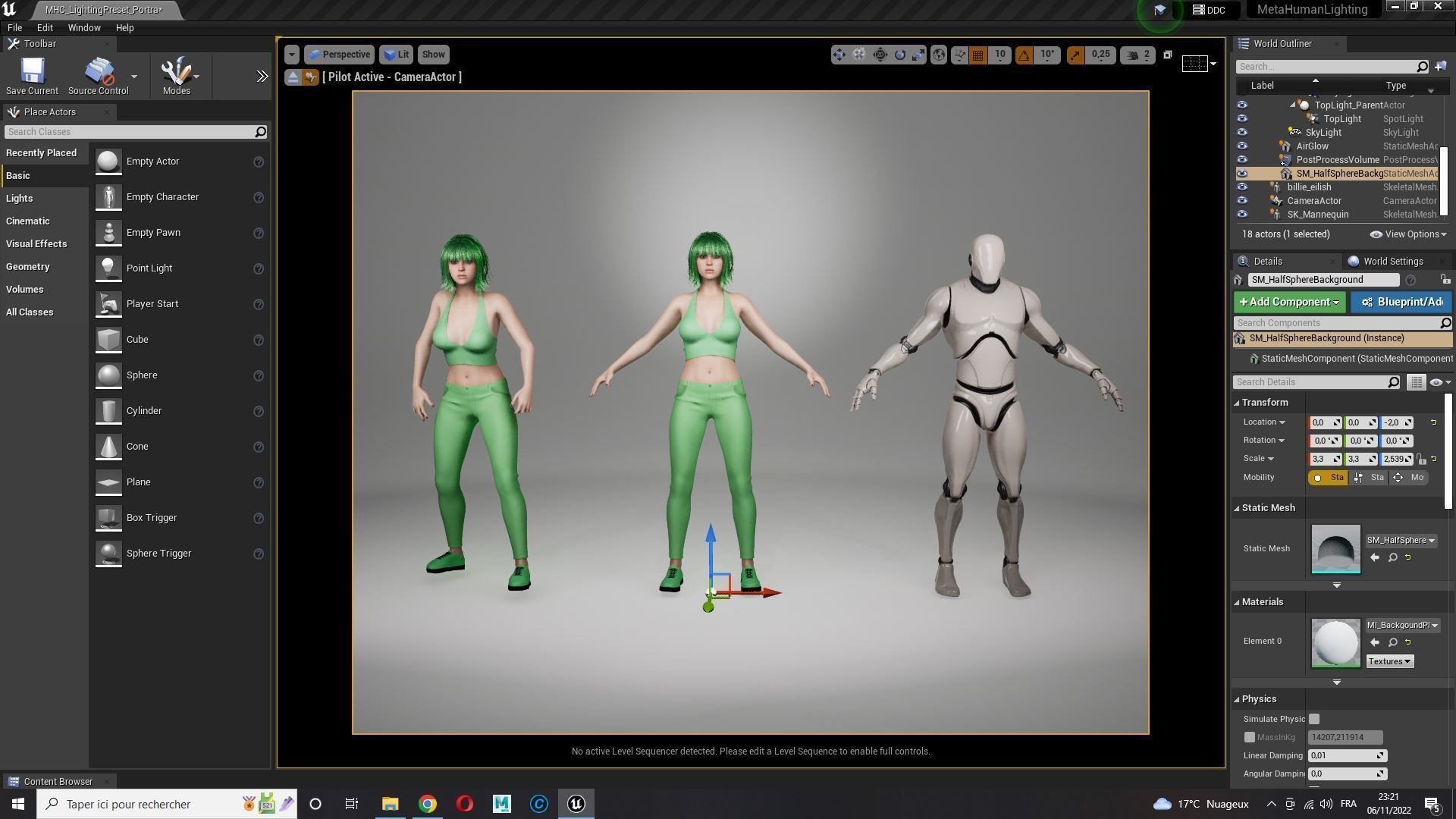 Billie Eilish game ready naked and clothed Low-poly 3D model_26