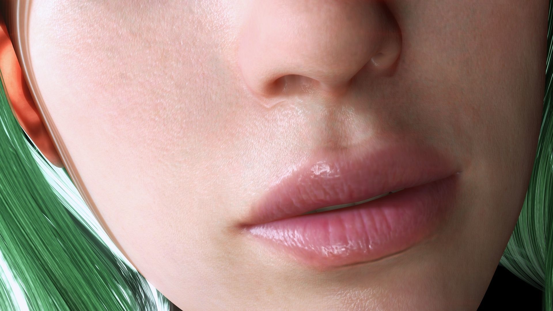 Billie Eilish game ready naked and clothed Low-poly 3D model_8