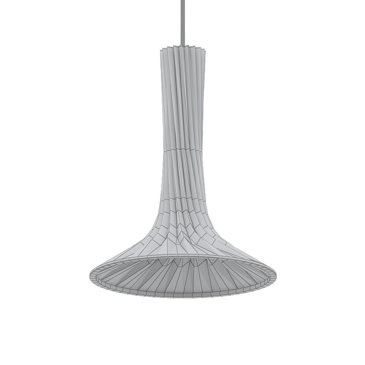 SOUND two pendant lights with shade 3D model_4